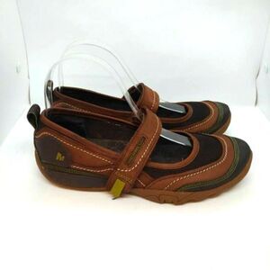 Merrell Mimosa Emme Cocoa Mary Jane Style Shoes‎ Women's Size 7 Brown Leather